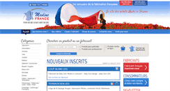 Desktop Screenshot of madine-france.com