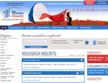 Tablet Screenshot of madine-france.com